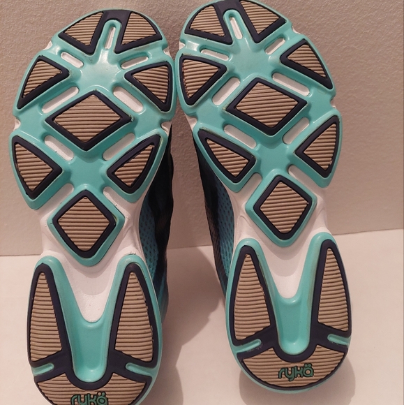 Ryka Women's Devotion Plus 2 Walking Shoes: Navy and Teal Blue - Size: 9W - Picture 8 of 11